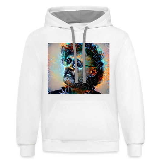 Terrence McKenna Hoodie - white/gray