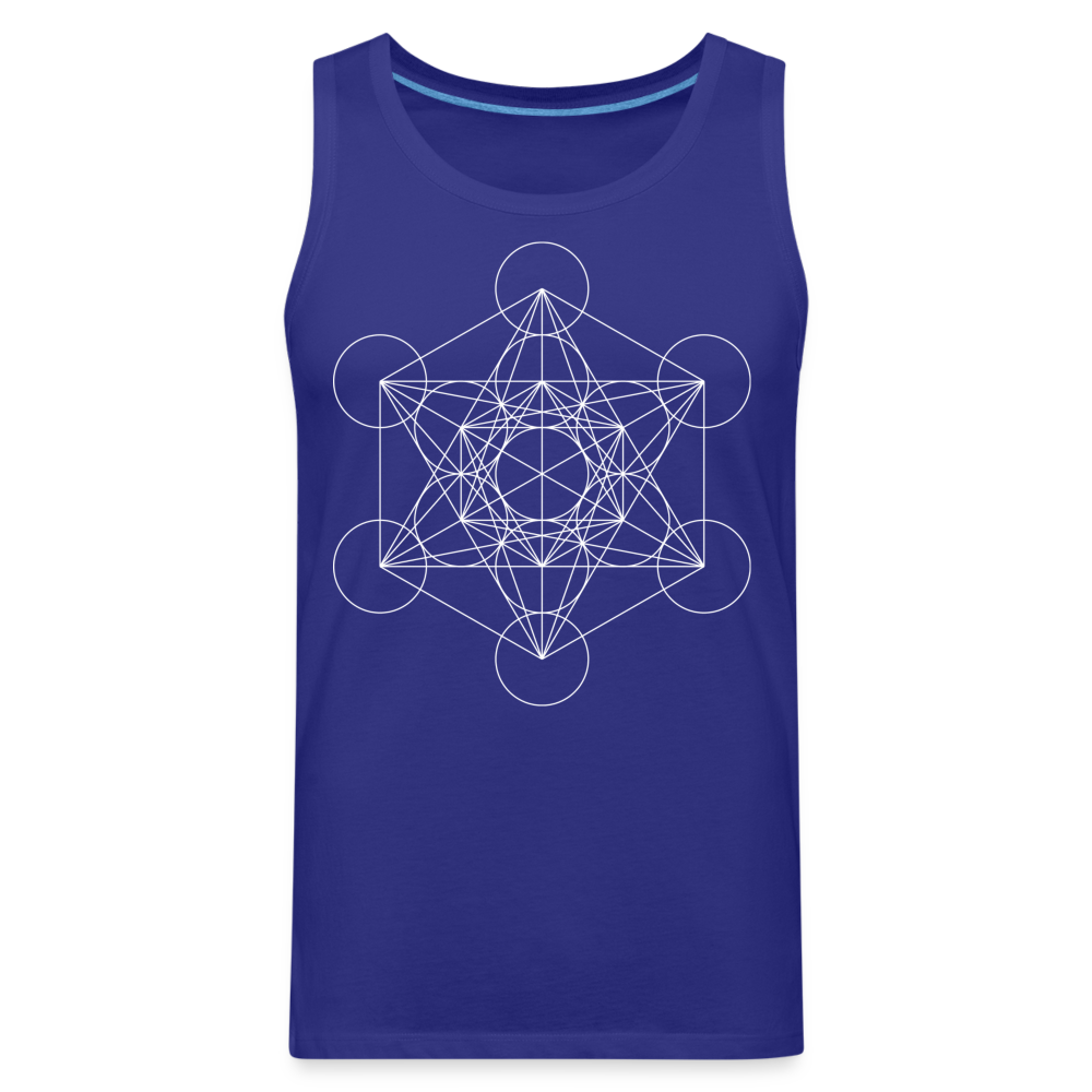 Metatron's Cube Men's Tank - royal blue