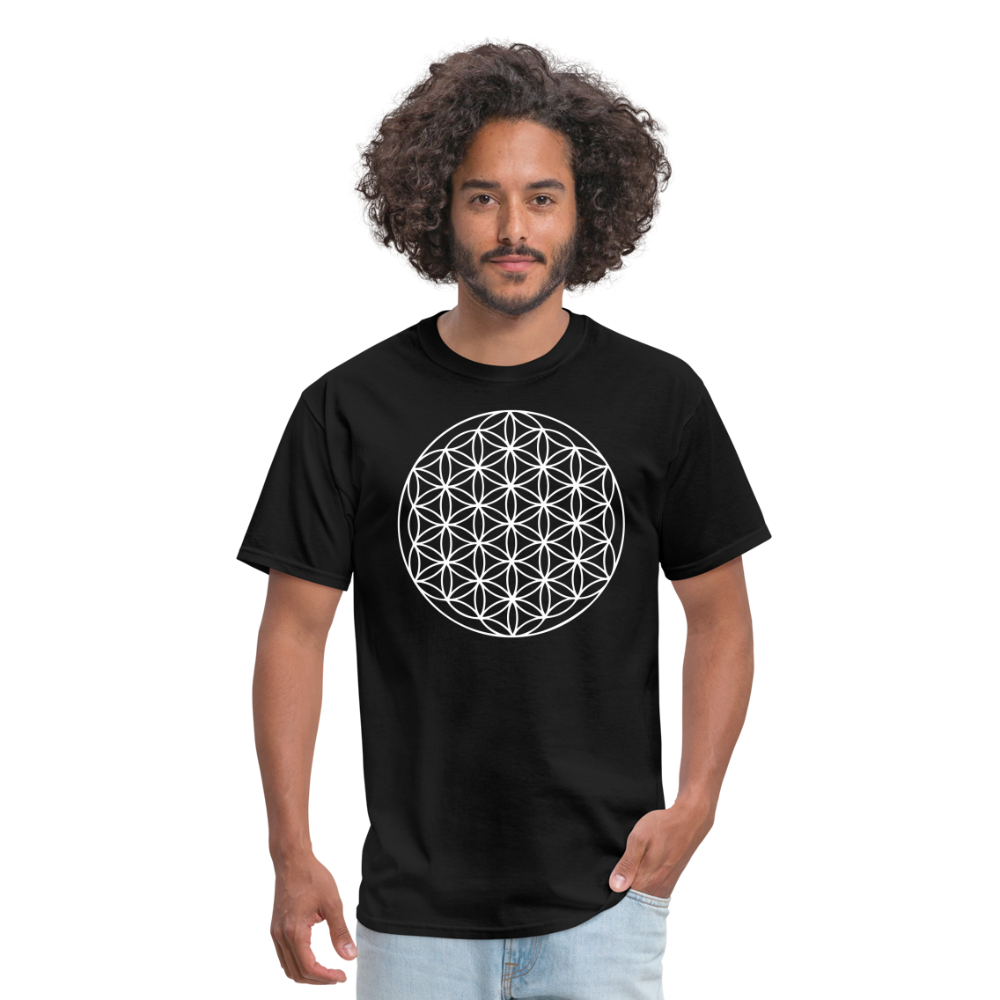 Flower of Life Unisex T-Shirt - black