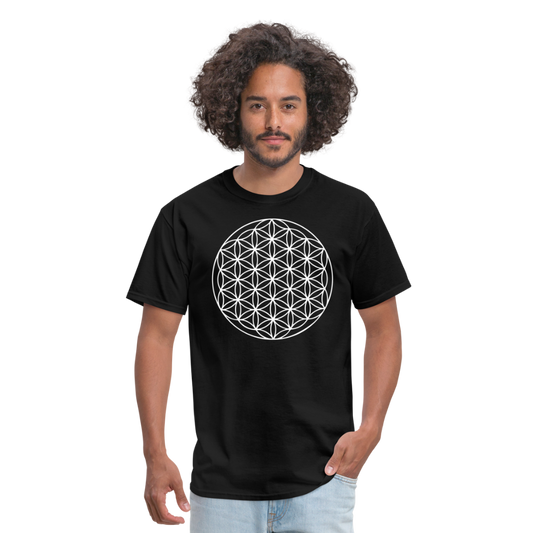 Flower of Life Unisex T-Shirt - black