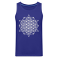 64 Tetrahedron Grid Men’s Tank - royal blue