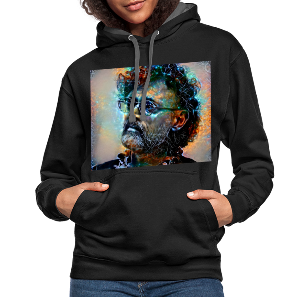 Terrence McKenna Hoodie - black/asphalt