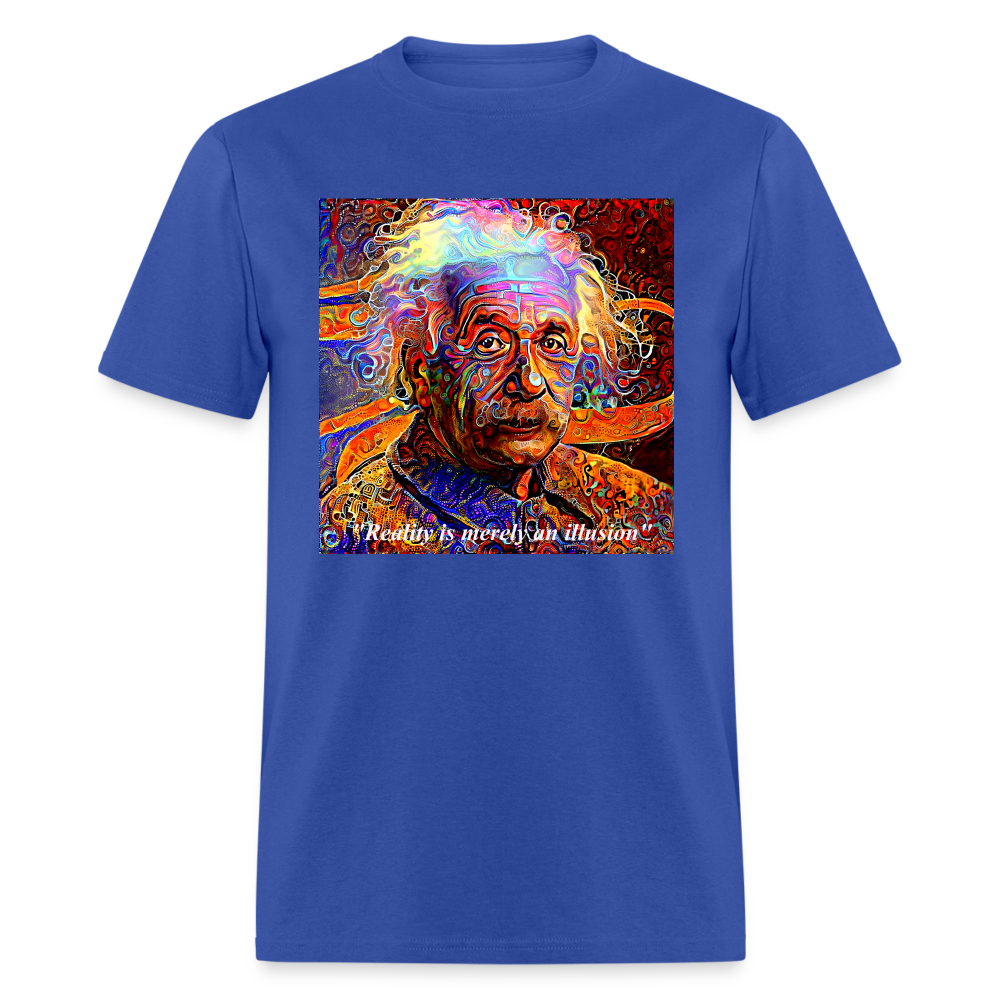 Trippy Einstein Unisex T-Shirt - royal blue