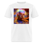 Trippy Einstein Unisex T-Shirt - white