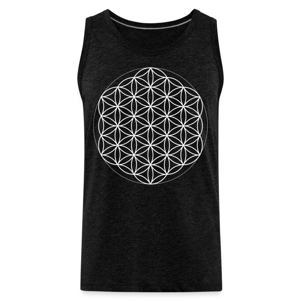 Flower of Life Men's Tank - charcoal grey