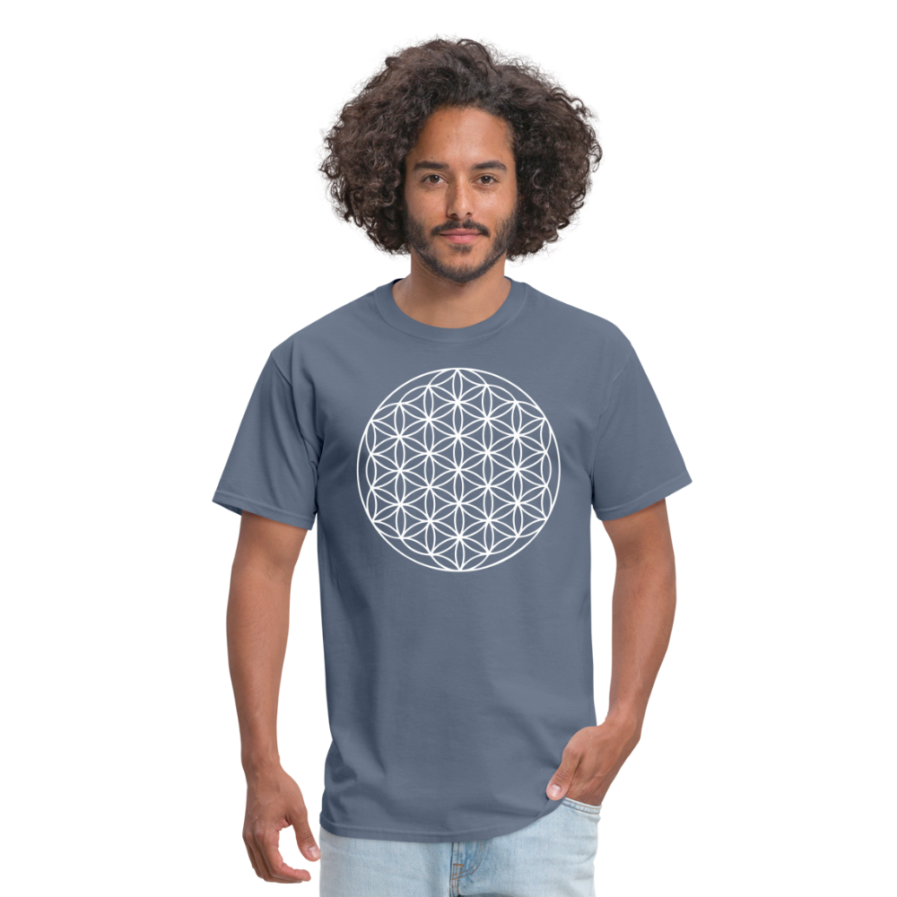 Flower of Life Unisex T-Shirt - denim