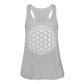 Women's Flowy Tank Top - Flower of Life - heather gray