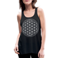 Women's Flowy Tank Top - Flower of Life - black