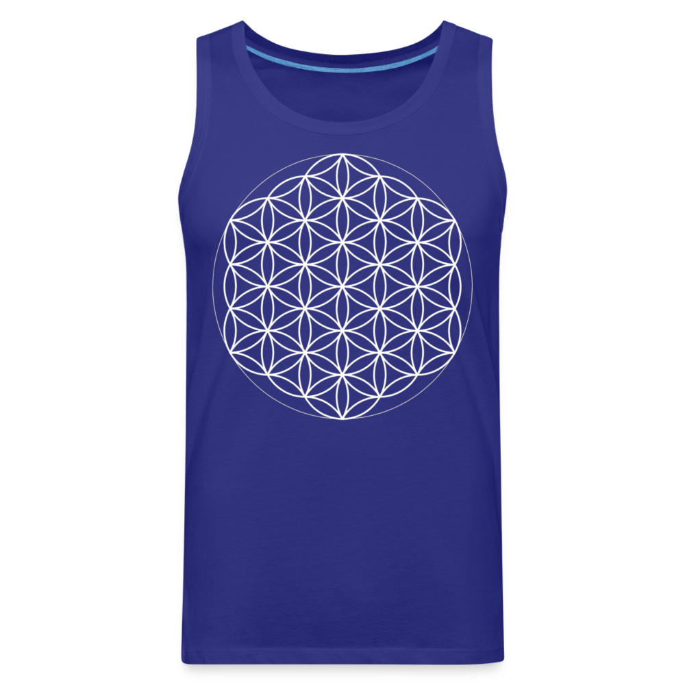 Flower of Life Men's Tank - royal blue