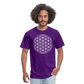 Flower of Life Unisex T-Shirt - purple