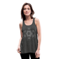 Women's Flowy Tank Top - Metatron's Cube - deep heather