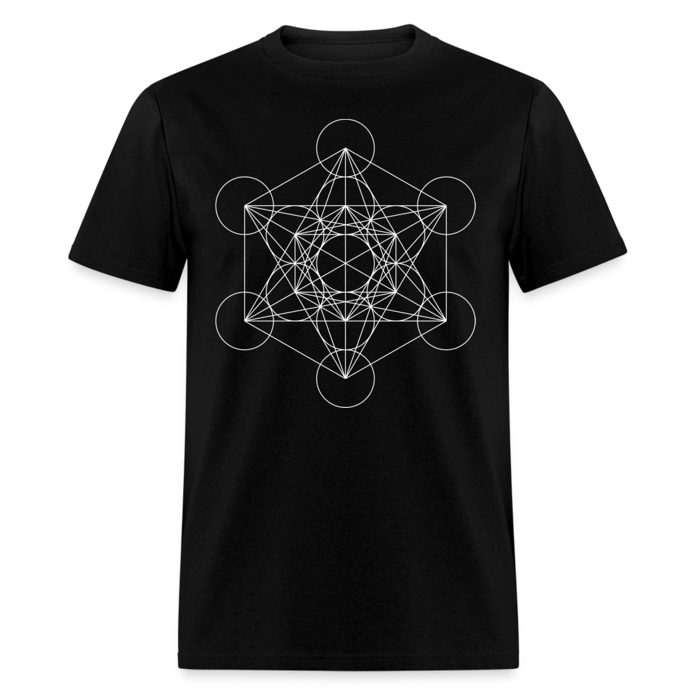 Metatron's Cube Unisex T-Shirt - black