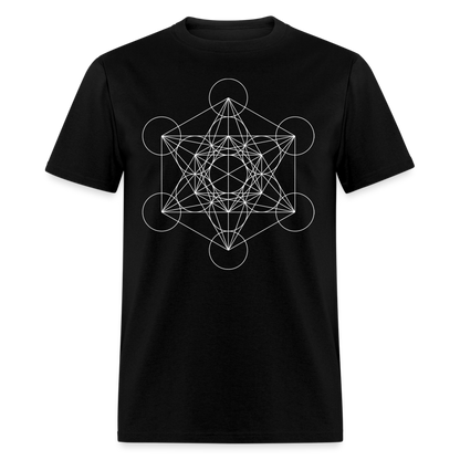 Metatron's Cube Unisex T-Shirt - black