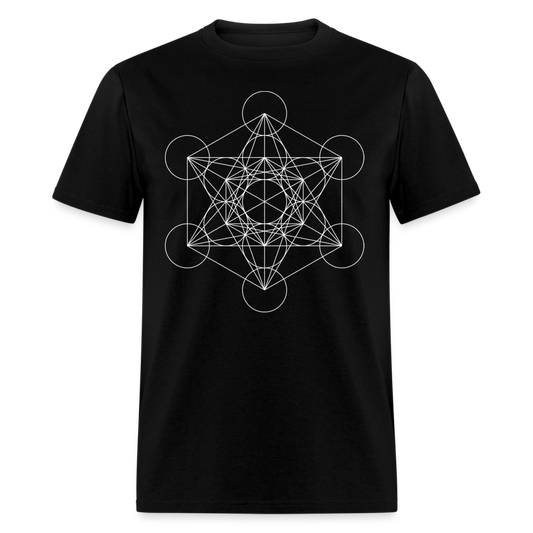 Metatron's Cube Unisex T-Shirt - black