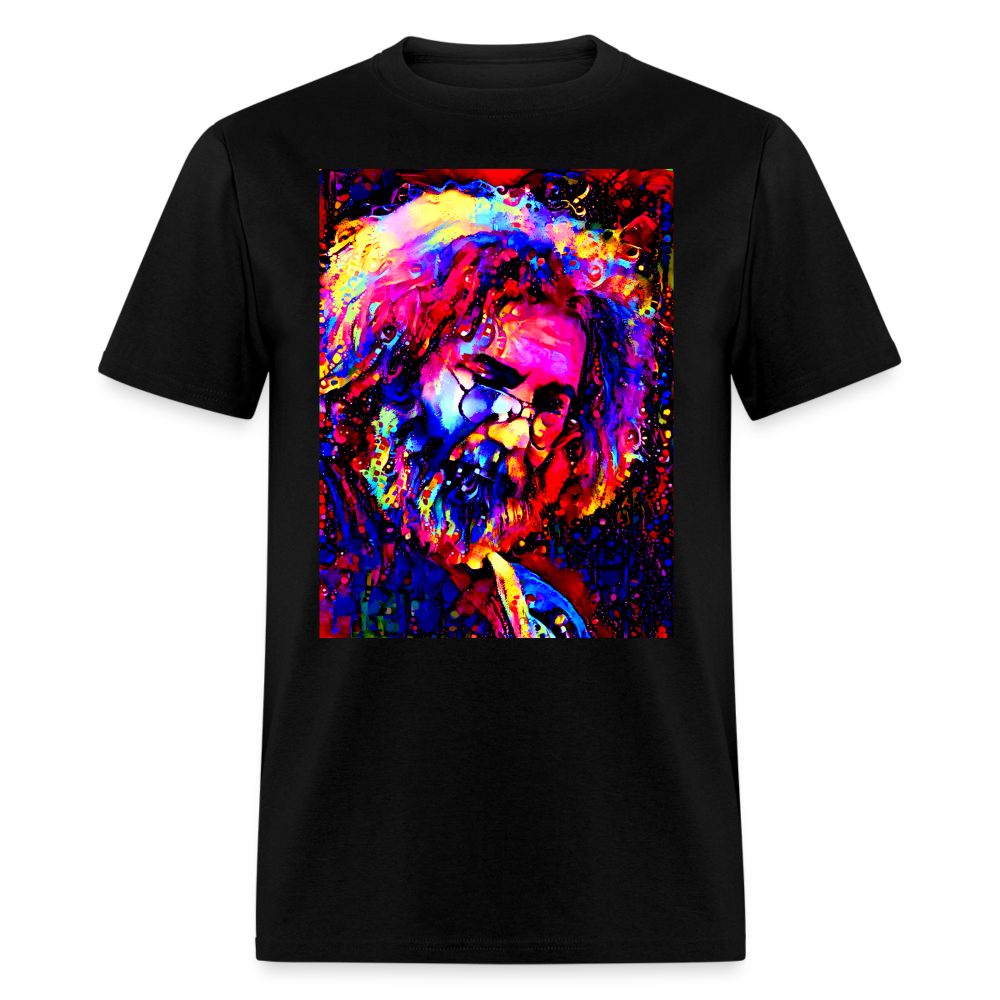 Jerry Garcia Unisex T-Shirt - black