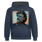 Terrence McKenna Hoodie - indigo heather/asphalt