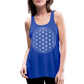 Women's Flowy Tank Top - Flower of Life - royal blue