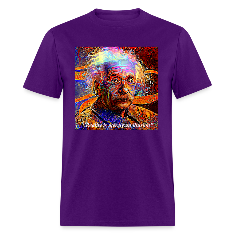 Trippy Einstein Unisex T-Shirt - purple