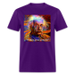 Trippy Einstein Unisex T-Shirt - purple