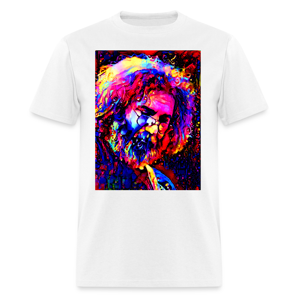 Jerry Garcia Unisex T-Shirt - white