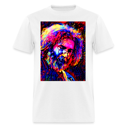 Jerry Garcia Unisex T-Shirt - white