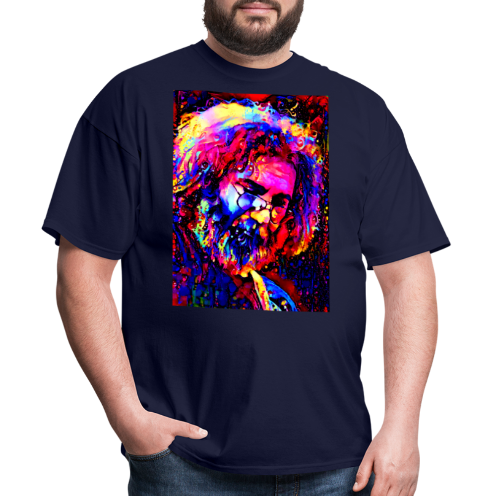 Jerry Garcia Unisex T-Shirt - navy