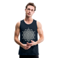 64 Tetrahedron Grid Men’s Tank - deep navy