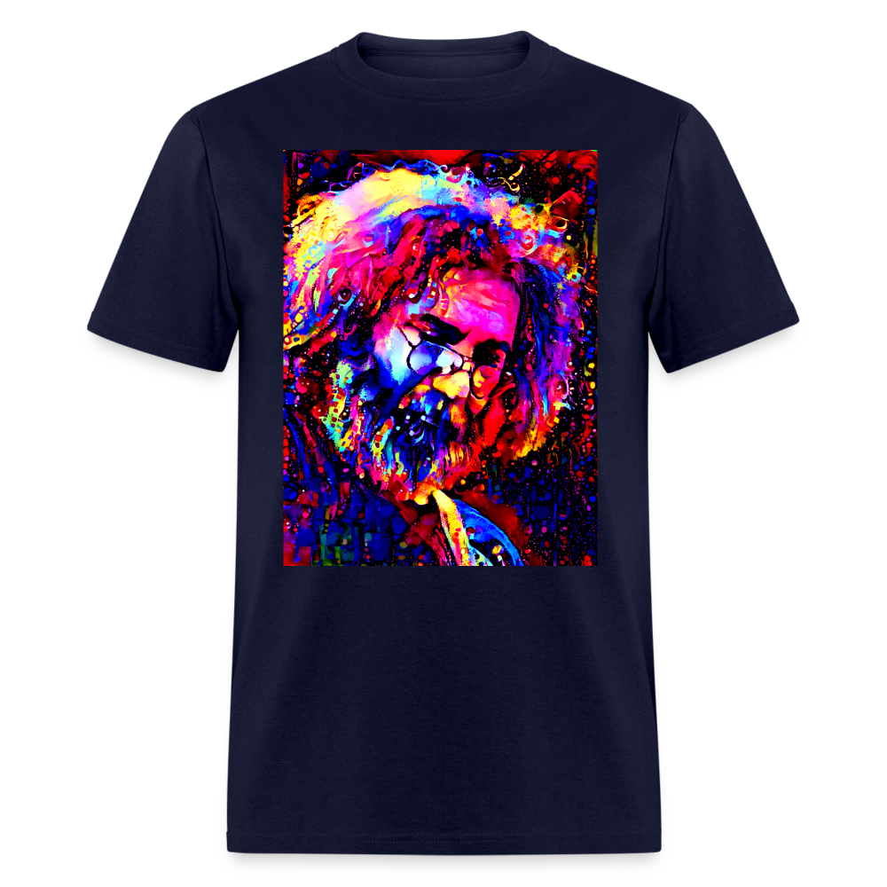 Jerry Garcia Unisex T-Shirt - navy