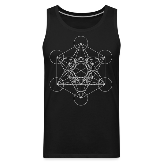 Metatron's Cube Men's Tank - black