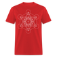 Metatron's Cube Unisex T-Shirt - red