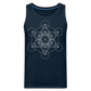 Metatron's Cube Men's Tank - deep navy