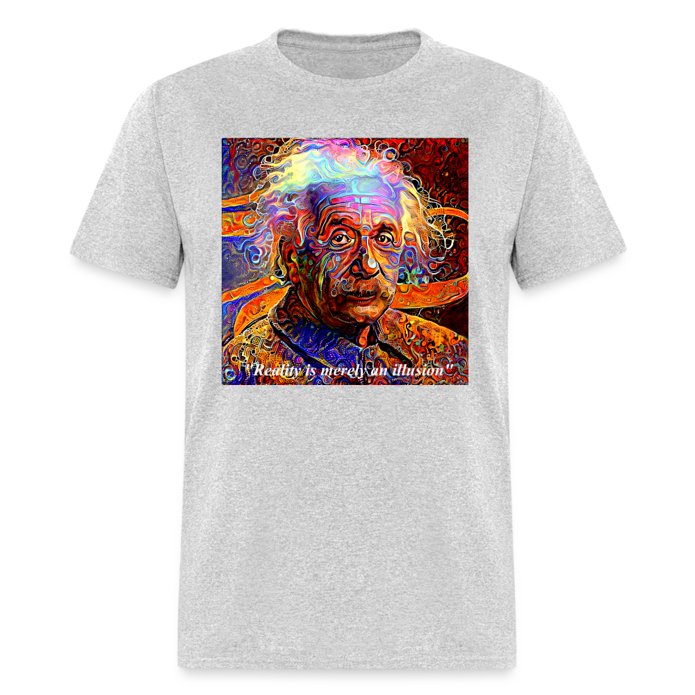 Trippy Einstein Unisex T-Shirt - heather gray