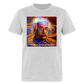 Trippy Einstein Unisex T-Shirt - heather gray