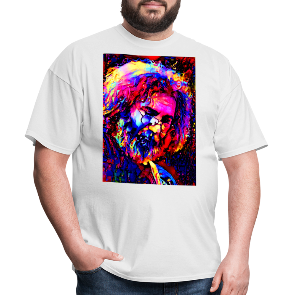 Jerry Garcia Unisex T-Shirt - white