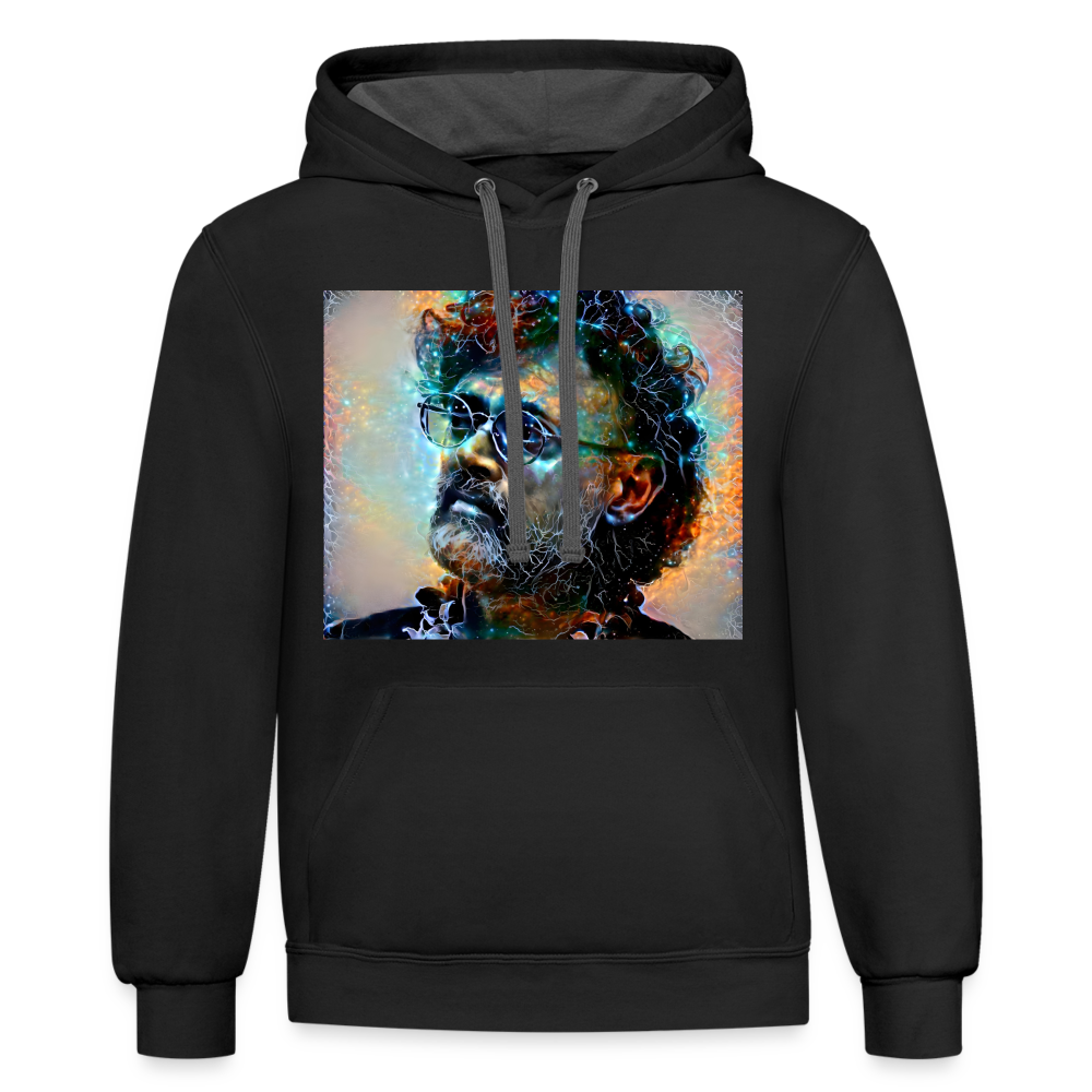 Terrence McKenna Hoodie - black/asphalt