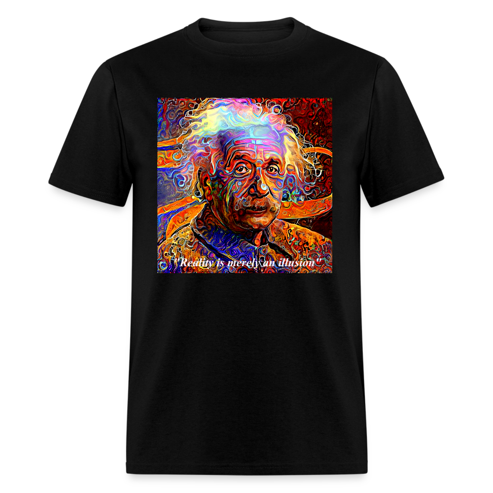 Trippy Einstein Unisex T-Shirt - black