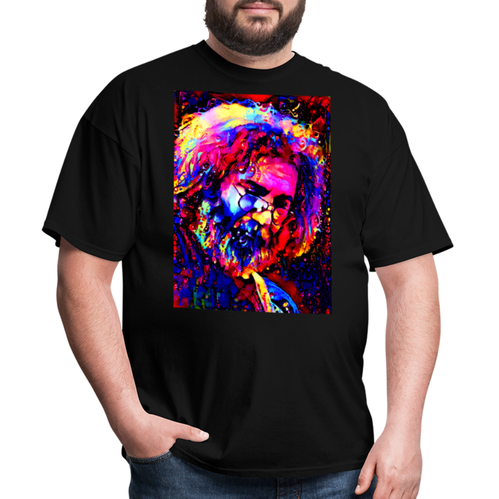 Jerry Garcia Unisex T-Shirt - black