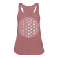 Women's Flowy Tank Top - Flower of Life - mauve