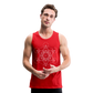 Metatron's Cube Men's Tank - red