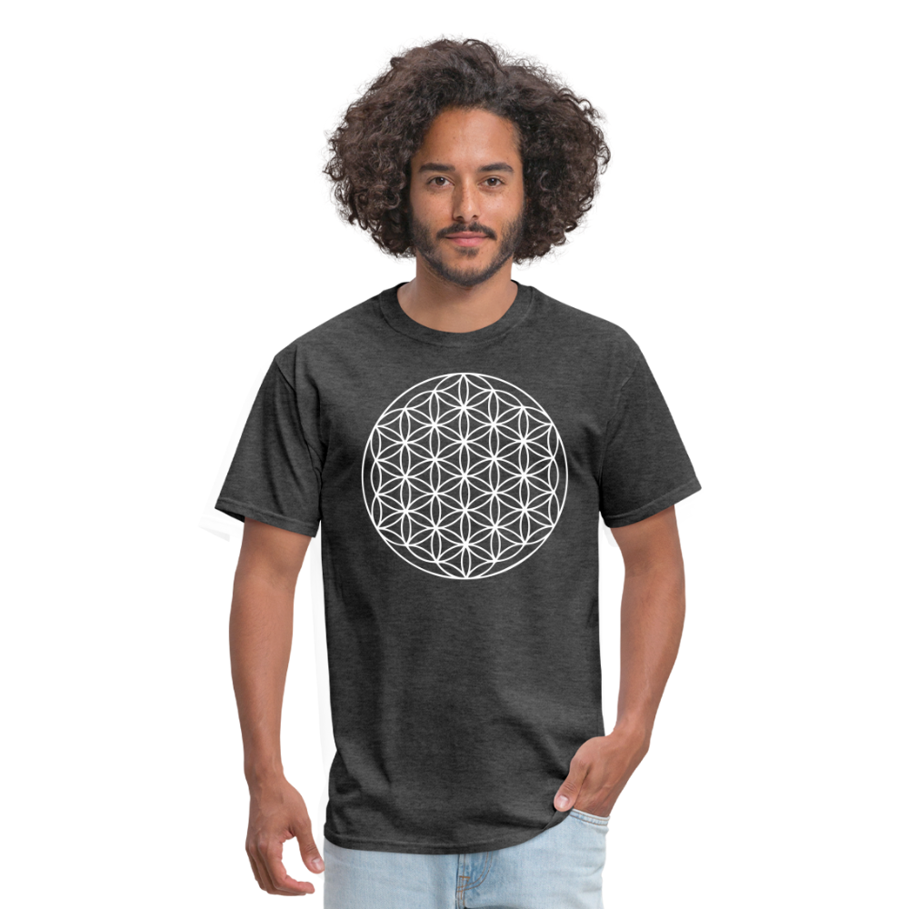 Flower of Life Unisex T-Shirt - heather black