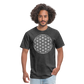 Flower of Life Unisex T-Shirt - heather black