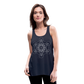 Women's Flowy Tank Top - Metatron's Cube - navy