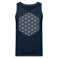 Flower of Life Men's Tank - deep navy