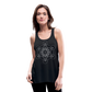 Women's Flowy Tank Top - Metatron's Cube - black